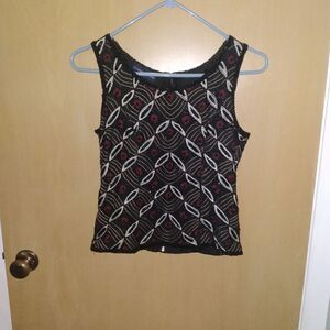 Tristan & Iseut Seed  Bead Tank Top  Size Small